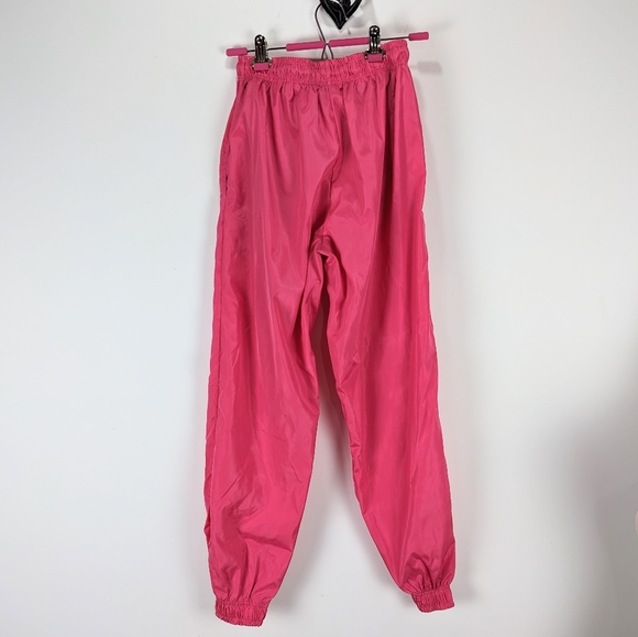 PrettyLittleThing Barbie Pink Splash Pants Size 4 - Picture 4 of 7